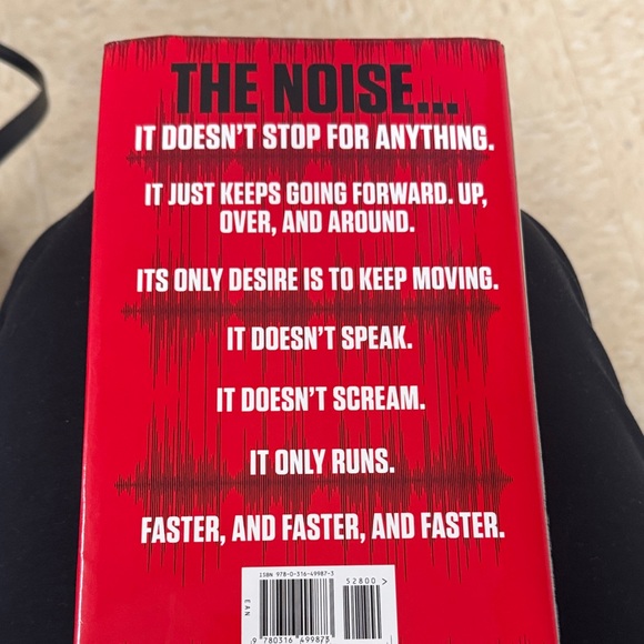 James Patterson 'The Noise' Hardcover Book - Blue and Red - Picture 4 of 6